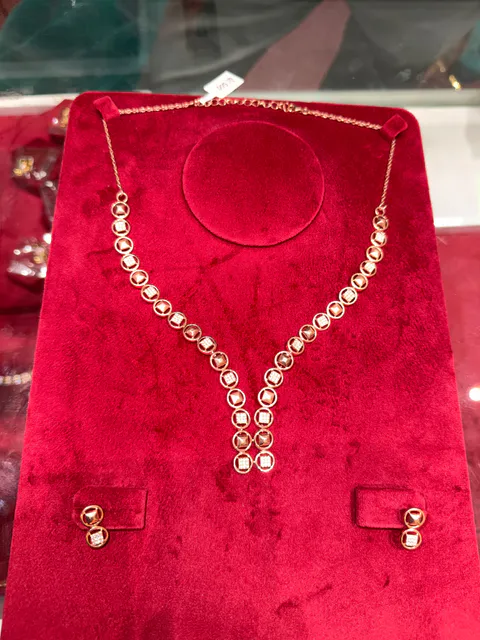 Necklace set with earrings — Silver 92.5
